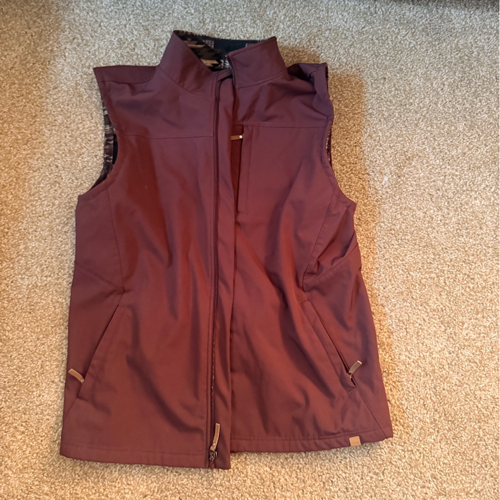 Men's Burgundy Vest
